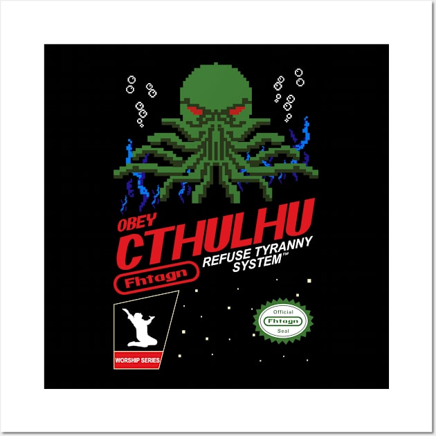 Obey Cthulhu Wall Art by maped